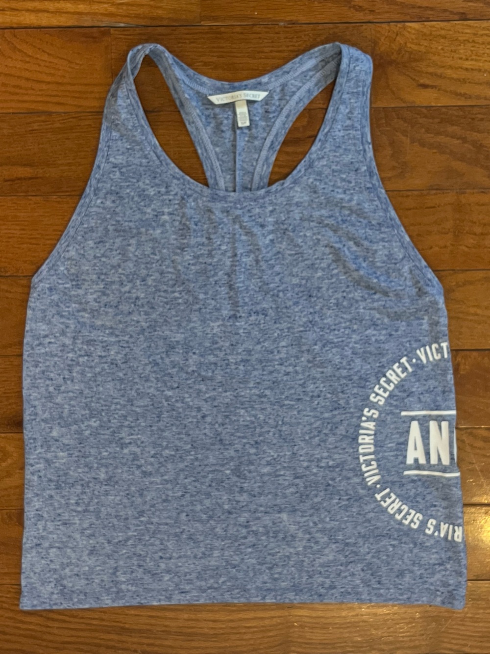 Victoria’s Secret Angel Blue Heather Racerback Tank Women’s S/P Athleisure